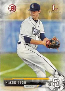 MacKenzie Gore baseball card 2017 Topps Bowman #BD25 1st rookie (Padres) - Picture 1 of 2
