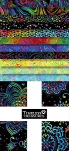 Prism by Chong-A Hwang Layer Cake/Stacker Fabric 42pcs Timeless Treasures - Picture 1 of 6