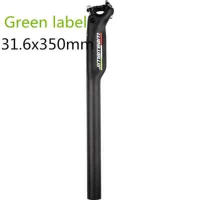 Carbon Fiber Bicycle Seatpost 27.2/30.8/31.6mm Simple Style Bike Seatpost Matt - Image 1 of 4