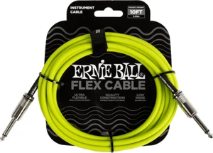 CABLE instrument JACK / JACK 3M ERNIE BALL FLEX 6414 VERT - Imagen 1 de 2