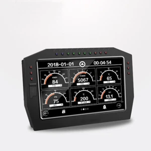 Colorful LCD Touch-Screen Racing DashBoard Gauge Display Car Meter Sensor Kit - Picture 1 of 8