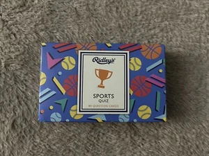Ridley's Games Sport Quiz Sport Quiz Kartenspiel 80 Karten Neu/Versiegelt - Bild 1 von 2
