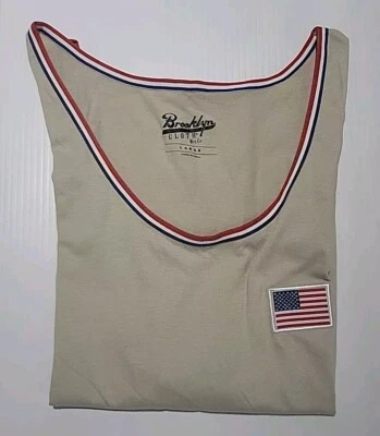 NUEVA CAMISETA SIN MANGAS DE BALONCESTO EE. UU. Camiseta para hombre Talla grande Retro América Tostada Foto 1 de 4