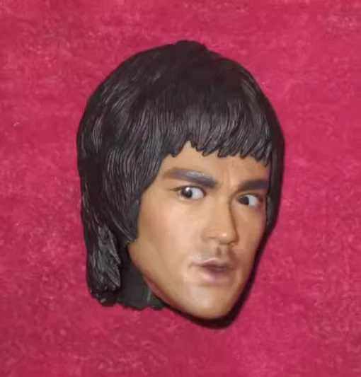 Figura esculpida cabeza 1/6 Hot Toys HT DX04 Bruce Lee Enter The Dragon coleccionable Foto 1 de 1