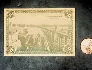 1921 Germany ZINNOWITZ 25  Phennig Banknote / Notgeld - Picture 1 of 2