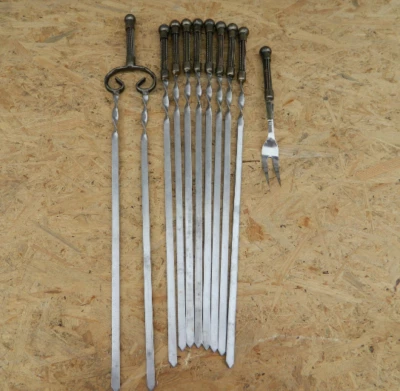 Hand forged, Cookware for camping, Housewares, Grill utensils, Iron gifts - Изображение 1 из 4