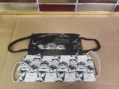 2 Mascarilla facial Star Wars adulto/estilo acordeón/hecha a mano/reutilizable/lavable Foto 1 de 4