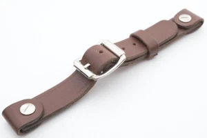 WW2 times new Brown leather strap band wristband for wrist watch 18 mm - Picture 1 of 17