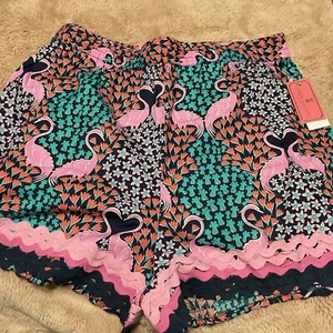 Pantalones Cortos Simply Southern Para Mujer Talla Mediana Nuevos Ricochet Tropical Flamingo - Imagen 1 de 1