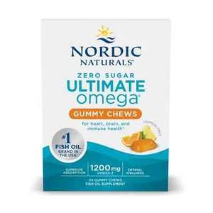 Masticables gomosos Nordic Naturals Ultimate Omega, 1200 mg, fruta tropical - 54 gomitas - Imagen 1 de 3
