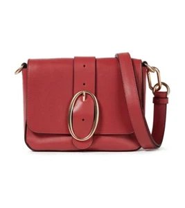 VANESSA BRUNO Buckled leather shoulder bag - Picture 1 of 5