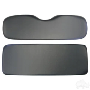Golf Cart Replacement RHOX Seat Cushion Set Black Universal No Welt Pattern - Picture 1 of 2