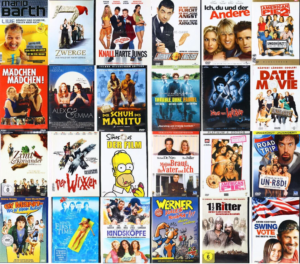 DVD Filme Klassiker Komödien Lacher Schwank Satire Kabarett Sammlung Auswählen - Bild 1 von 1