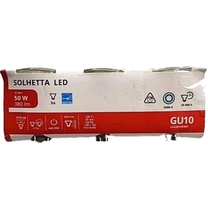 IKEA Solhetta LED Bulb 3Pack GU10 50 Watt 380 Lumen 5000K 505.104.19 LED2010R3K5 - Picture 1 of 6