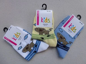 Hudson Kids Socks Lion Fashion Socks (Sale Sz 23-26 27-30 Socks - Picture 1 of 4