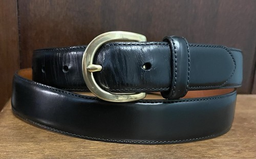 Cintura Coach in pelle di vitello nera taglia 38 larghezza 1 1 8” #3921 leggi descrizione