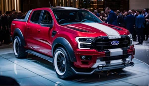 Ford Ranger Full Stripe Decal Kit Bonnet Roof Rear Graphics 4x4 Utility - Picture 1 of 4