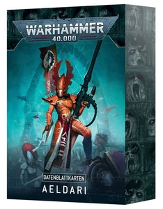 Tarjetas de hoja de datos de Aeldari 10. Ed. Tarjetas de hojas de datos de Games Workshop (alemán) - Imagen 1 de 1