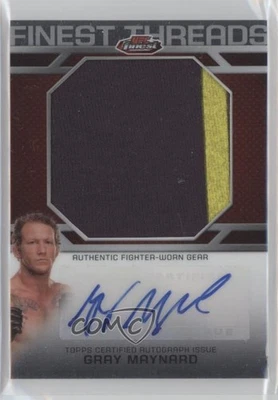 2013 Topps Finest UFC Finest Threads Auto Relics Gray Maynard #FTAR-GMA Auto - Image 1 of 2