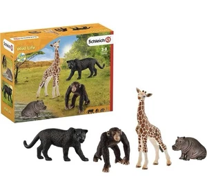 Schleich Wildtiere Wildtiere 4 Figuren Basic Starterset 72162 Alter 3+ Jahre - Bild 1 von 6