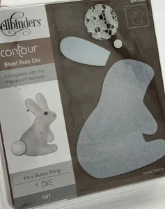 Spellbinders Contour Steel Rule Die - It's A Bunny thing #SR-058 - Rabbit Easter - Picture 1 of 4