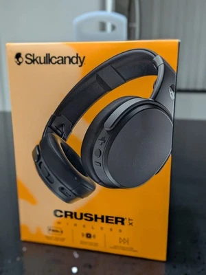 Skullcandy Crusher Xt Wireless Foldable Over Ear Headphones NEW - BLACK