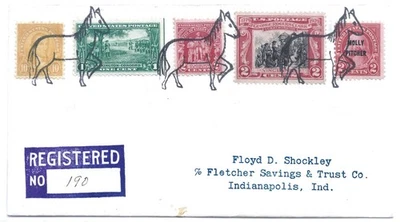 Cancelación de fantasía del siglo XX, registrada de Gray Horse, OK fecha 11 de abril de 1930 Foto 1 de 2