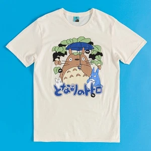 T-shirt naturel scène feuillue inspirée de My Neighbour Totoro : S,M,L,XL,XXL,3XL - Photo 1/3