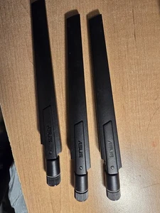 GENUINE 3 ASUS Antennas For RT-AX86U Pro, RT-AX86S, RT-AC68U RT-AC68P ,RT-AX86U - Picture 1 of 3