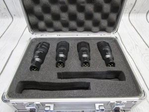 Audix F10 F12 Fusion Series Drum Microphone Set of 4 in Case - Picture 1 of 8