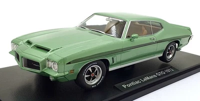KK Scale 1/18 Scale Diecast KKDC181355 - 1972 Pontiac Le Mans GTO - Green - Image 1 of 4