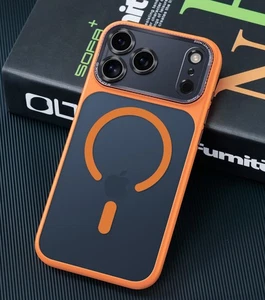 Magnet für iPhone 17 Pro Max Hülle mit integriertem Kameraschutz, [Naht... - Bild 1 von 9