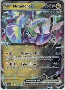 Holo Foil Miraidon ex 122/162 Double Rare SV05: Temporal Forces Near Mint - Picture 1 of 1