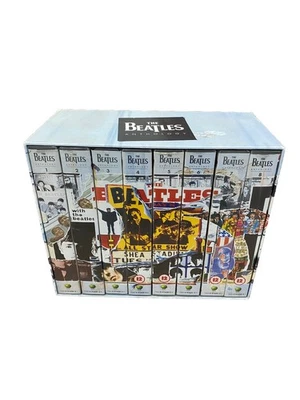 THE BEATLES ANTHOLOGY  1-3 BOX SET - 8 X VHS VIDEO CASSETTES - AS NEW - Image 1 of 4
