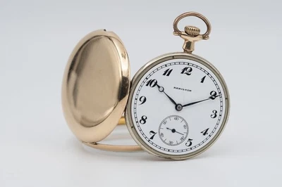 Reloj Bolsillo Hamilton 900 Modelo 1 12s 19j 1921 Estuche Giratorio GF (Necesita Servicio) Foto 1 de 4