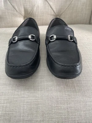 Mocasines sin cordones Geox de cuero "nuevos rápidos" negros 39/US 6-6,5 Foto 1 de 4