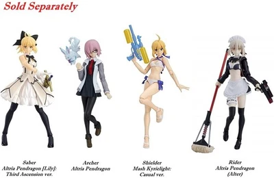 figma Fate/Grand Order Limited Edition Action Max Facory Saber Altria Lily Mash  - Image 1 of 2