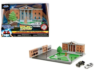 Back to the Future Hill Valley Diorama – Nano Scene Jada Toys – DeLorean & Picku - Picture 1 of 5