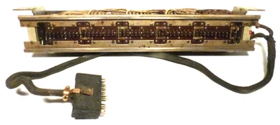 МУЗЫКАЛЬНЫЙ АВТОМАТ SEEBURG SELECTO-O-MATIC «A»: рабочий КОНТАКТНЫЙ БЛОК И КАБЕЛЬ - Изображение 1 из 2