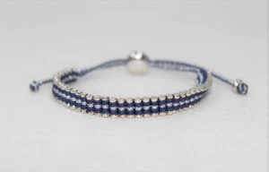 Bracelet femme Links of London Friendship Mini Ascot 925 bleu marine NEUF PRIX DE VENTE CONSEILLÉ 125 - Photo 1/1