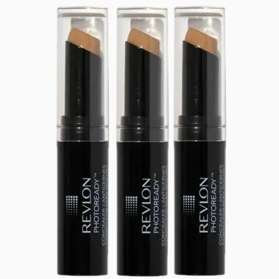 Revlon PhotoReady Stick Concealer, Medium Coverage, 006 Deep, 0.11 oz - 3 PACK - Image 1 of 3