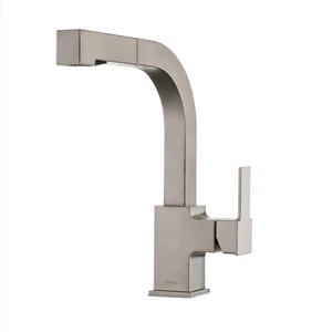 Pfister Arkitek Kitchen Faucet with Pull Out Sprayer, LG534LPMS - Picture 1 of 9