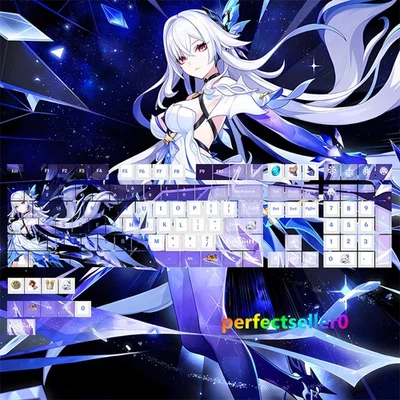 Anime Genshin Impact Skirk Citlali Keycap PBT Cherry MX 108Keys Gift For Keypads - Image 1 of 4