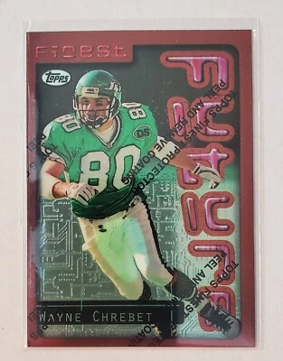 1996 Topps Finest Wayne Chrebet #76 - Image 1 of 2