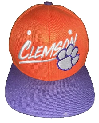 Clemson Tigers University College Snapback Hat Baseball Cap Zephyr Men's OSFA - Image 1 of 4