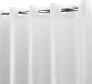 PEVA Shower Curtain or Liner - 71 X 74 Heavy Duty Frosted Waterproof - Picture 1 of 12