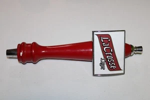 Rubinetto birra in legno rosso La Crosse Lager manico estraibile 13" - Foto 1 di 3