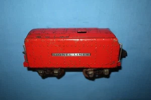 Lionel #265W Pre-war O Gauge Red Tender with Banjo Whistle Unit. Working - Picture 1 of 9