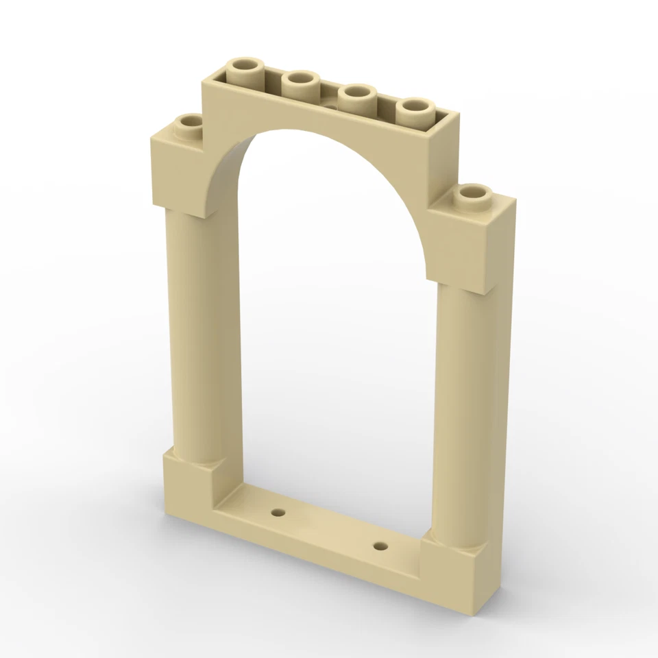 Lego 8x Bogen Fenster Rahmen 1x6x7 door frame arch 40066 beige tan - Bild 1 von 1