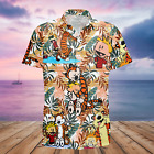 Calvin and Hobbes Hawaiihemd Sommer, Hawaiihemd, Hobbes Aloha Shirt S-5XL